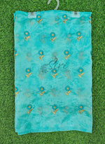 Load image into Gallery viewer, Lovely Organza Saree in Flower Design Butis