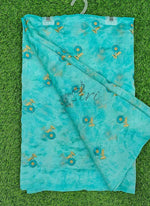 Load image into Gallery viewer, Lovely Organza Saree in Flower Design Butis