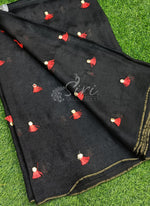 Load image into Gallery viewer, Lovely Jute Georgette Saree in Embroidery Butis