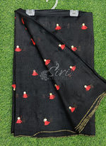 Load image into Gallery viewer, Lovely Jute Georgette Saree in Embroidery Butis
