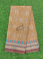 Load image into Gallery viewer, Beautiful Printed Semi Ghicha Silk Saree