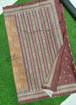 Load image into Gallery viewer, Beautiful Printed Semi Ghicha Silk Saree