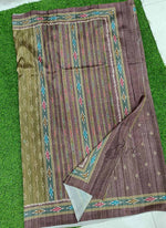Load image into Gallery viewer, Beautiful Printed Semi Ghicha Silk Saree