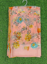 Load image into Gallery viewer, Lovely Printed Georgette Saree in Soft Self Borders