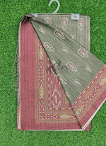 Load image into Gallery viewer, Beautiful Digital Print Ikat Design Semi Tussar Saree