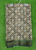 Load image into Gallery viewer, Beautiful Printed Linen Jute Saree