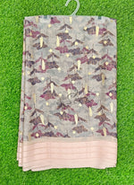 Load image into Gallery viewer, Lovely Printed Moss Georgette Saree in Foil Print