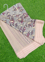 Load image into Gallery viewer, Lovely Printed Moss Georgette Saree in Foil Print