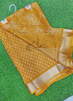 Load image into Gallery viewer, Lovely Printed Moss Georgette Saree