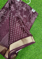 Load image into Gallery viewer, Lovely Printed Moss Georgette Saree