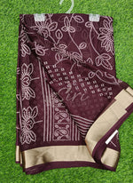 Load image into Gallery viewer, Lovely Printed Moss Georgette Saree
