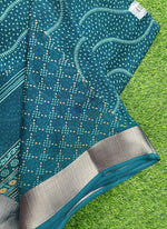 Load image into Gallery viewer, Lovely Printed Moss Georgette Saree