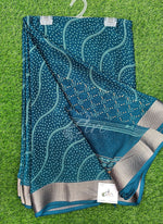 Load image into Gallery viewer, Lovely Printed Moss Georgette Saree