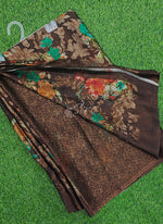 Load image into Gallery viewer, Beautiful Printed Floral Metal Georgette Saree