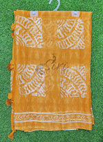 Load image into Gallery viewer, Beautiful Printed Chiffon Saree in Self Lines Texture