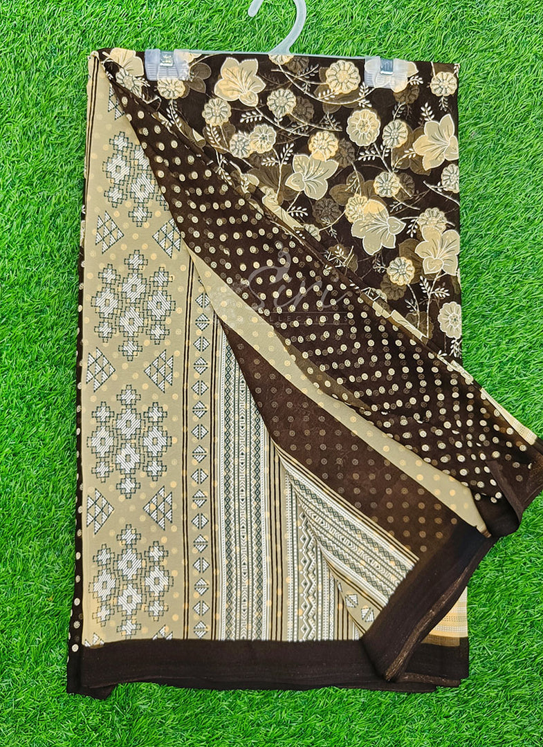 Beautiful Printed Georgette Saree