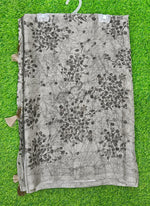 Load image into Gallery viewer, Beautiful Printed Chiffon Saree in Self Lines Texture