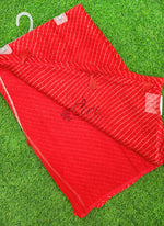 Load image into Gallery viewer, Beautiful Printed Chiffon Saree in Self Lines Texture