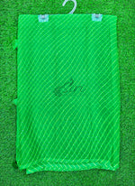 Load image into Gallery viewer, Beautiful Printed Chiffon Saree in Self Lines Texture