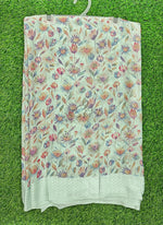 Load image into Gallery viewer, Beautiful Printed Moss Georgette Saree