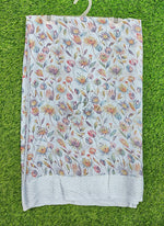 Load image into Gallery viewer, Beautiful Printed Moss Georgette Saree