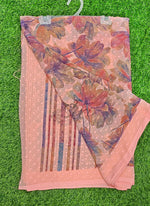 Load image into Gallery viewer, Beautiful Soft Georgette Saree in Self Butis