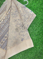 Load image into Gallery viewer, Beautiful Soft Moss Georgette Saree
