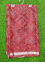 Load image into Gallery viewer, Latest Beautiful Printed Chiffon Saree with Border