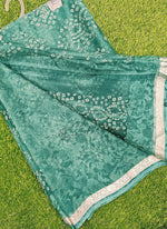 Load image into Gallery viewer, Latest Beautiful Printed Chiffon Saree with Border