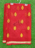 Load image into Gallery viewer, Latest Bandhini Printed Chiffon Saree with Blouse