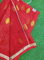 Load image into Gallery viewer, Latest Bandhini Printed Chiffon Saree with Blouse