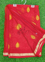 Load image into Gallery viewer, Latest Bandhini Printed Chiffon Saree with Blouse