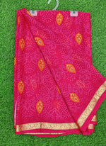 Load image into Gallery viewer, Latest Bandhini Printed Chiffon Saree with Blouse