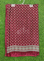Load image into Gallery viewer, Latest Crepe Saree in Ajrakh Print