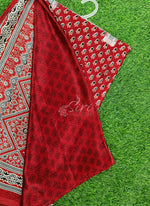 Load image into Gallery viewer, Latest Crepe Saree in Ajrakh Print