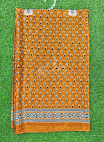 Load image into Gallery viewer, Latest Crepe Saree in Ajrakh Print