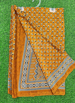 Load image into Gallery viewer, Latest Crepe Saree in Ajrakh Print