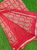 Load image into Gallery viewer, Latest Printed Chiffon Saree with Blouse