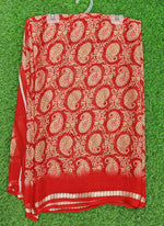 Load image into Gallery viewer, Latest Printed Chiffon Saree with Blouse