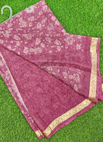 Load image into Gallery viewer, Latest Printed Chiffon Saree with Blouse