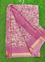 Load image into Gallery viewer, Latest Printed Chiffon Saree with Self Border