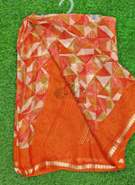 Load image into Gallery viewer, Latest Printed Chiffon Saree with Self Border