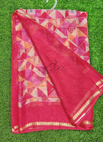 Load image into Gallery viewer, Latest Printed Chiffon Saree with Self Border