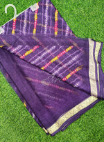 Load image into Gallery viewer, Latest Printed Chiffon Saree with Self Border