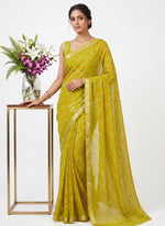 Load image into Gallery viewer, Latest Printed Chiffon Saree with Self Border