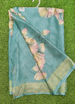 Load image into Gallery viewer, Latest Printed Chiffon Saree with Self Border