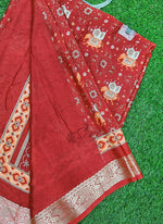 Load image into Gallery viewer, Latest Printed Fancy Chinon Crepe Saree