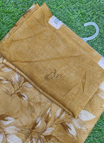 Load image into Gallery viewer, Latest Printed Chiffon Saree in Jute Stripes