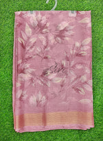 Load image into Gallery viewer, Latest Printed Chiffon Saree in Jute Stripes