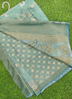 Load image into Gallery viewer, Latest Printed Fancy Brasso Saree
